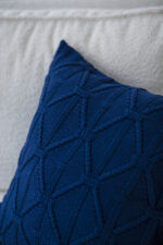 Poszewka Brytyjska Podłużna LaManta granatowa 40x60 cm