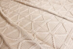 Narzuta Brytyjska LaManta beżowa 220x240 cm - obrazek 5