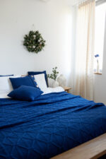 Narzuta Brytyjska LaManta granatowa 220x240 cm - obrazek 5