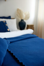 Narzuta Klasyczna LaManta granatowa 220x240 cm - obrazek 5