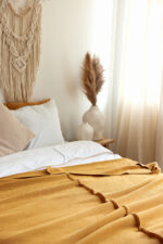 Narzuta Klasyczna LaManta musztardowa 220x240 cm - obrazek 5