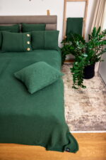 Narzuta Klasyczna LaManta zielona 220x240 cm