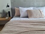 Narzuta ROMBY LaManta beżowa 220x240 cm - obrazek 3