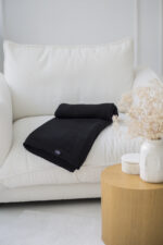 Pled BOHO LaManta czarny 130x160 cm