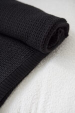 Pled BOHO LaManta czarny 130x160 cm - obrazek 4