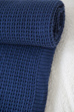 Pled BOHO LaManta granatowy 130x160 cm - obrazek 4