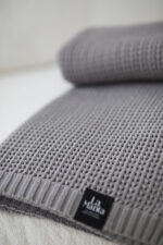 Pled BOHO LaManta szary 130x160 cm - obrazek 3