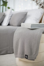 Pled BOHO LaManta szary 130x160 cm - obrazek 4