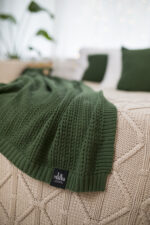 Pled BOHO LaManta zielony 130x160 cm - obrazek 4