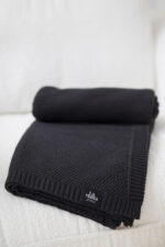 Pled PLECIONY LaManta grafitowy 130x160 cm - obrazek 3