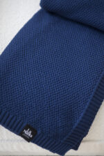 Pled PLECIONY LaManta granatowy  130x160 cm - obrazek 3