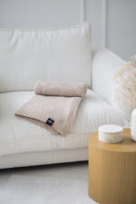 Pled ROMBY LaManta beżowy 130x160 cm