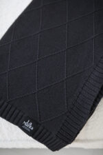 Pled ROMBY LaManta grafitowy 130x160 cm - obrazek 3