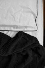 Pled ROMBY LaManta grafitowy 130x160 cm - obrazek 5