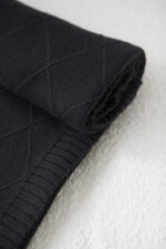 Pled ROMBY LaManta grafitowy 130x160 cm - obrazek 4