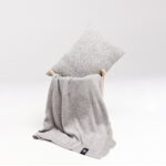 Pled ROMBY LaManta szary 130x160 cm - obrazek 7