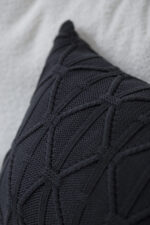 Poszewka Brytyjska Podłużna LaManta grafitowa 40x60 cm - obrazek 4