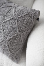 Poszewka Brytyjska Podłużna LaManta szara 40x60 cm - obrazek 3