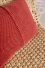 Poszewka Klasyczna  z przeszyciem LaManta ceglasta 40x60 cm - obrazek 3