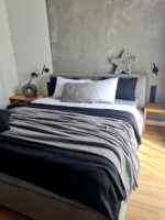 Poszewka ROMBY PODŁUŻNA LaManta grafitowa 40x60 cm - obrazek 3