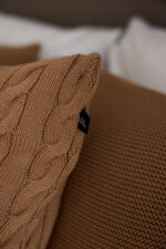 Poszewka WARKOCZ PODŁUŻNA LaManta karmelowa 40x60 cm - obrazek 5