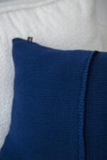 Poszewka Klasyczna  z przeszyciem LaManta granatowa 40x60 cm - obrazek 3