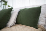 Poszewka Klasyczna  z przeszyciem LaManta zielona 40x60 cm - obrazek 4