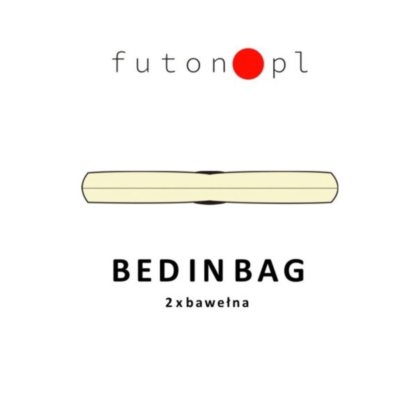 Futon PODRÓŻNY z workiem, OD RĘKI, 70x190 - obrazek 3