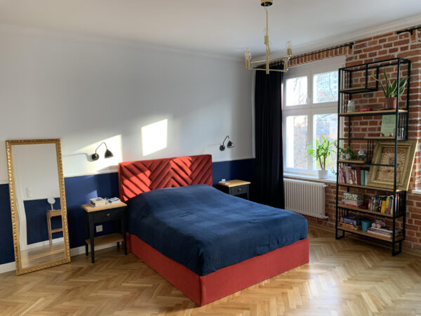 Kontynentalne łóżko tapicerowane FLIPO 160x200 - obrazek 60