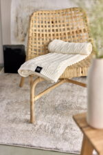 Pled Warkocz LaManta off white 130x160 cm