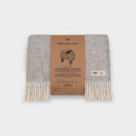 Koc wełniany ALPAK (szary prążek) HopDesign