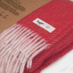 Koc wełniany ALPAK (burgund) HopDesign - obrazek 3