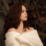 Koc wełniany ALPAK (kremowy) HopDesign - obrazek 3