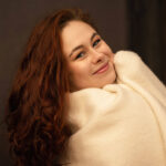 Koc wełniany ALPAK (kremowy) HopDesign - obrazek 5