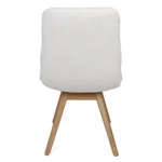 Krzesło JONATHAN z drewnianymi nogami - obrazek 3