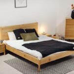 Łóżko Flux - orzech amerykański