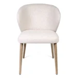 Krzesło STELLA z drewnianymi nogami - obrazek 2