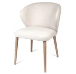 Krzesło STELLA z drewnianymi nogami