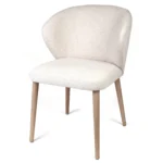 Krzesło STELLA z drewnianymi nogami