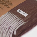 Koc wełniany ALPAK (brązowy) HopDesign - obrazek 3