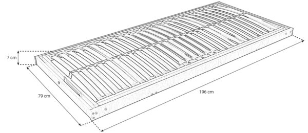 Stelaż pod materac Birkflex Side - obrazek 2