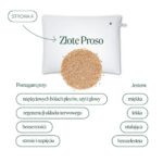 Poduszka dwustronna  z łuską gryki i złotego prosa 45 x 60 cm MD - Plantule - obrazek 2