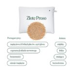 Poduszka z łuską prosa 45 x 60 cm - Plantule - obrazek 2