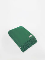 Koc wełniany YETI (butelkowa zieleń) HopDesign