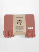 Koc wełniany YETI (koral) HopDesign - obrazek 2