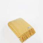 Koc wełniany YETI (żółty pastelowy) HopDesign