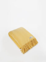 Koc wełniany YETI (żółty pastelowy) HopDesign