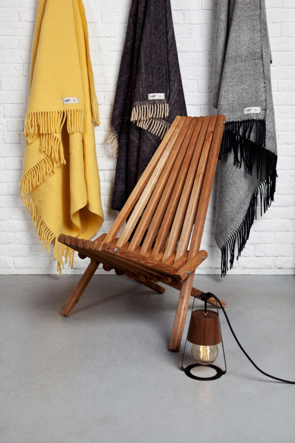 Koc wełniany YETI (żółty pastelowy) HopDesign - obrazek 2