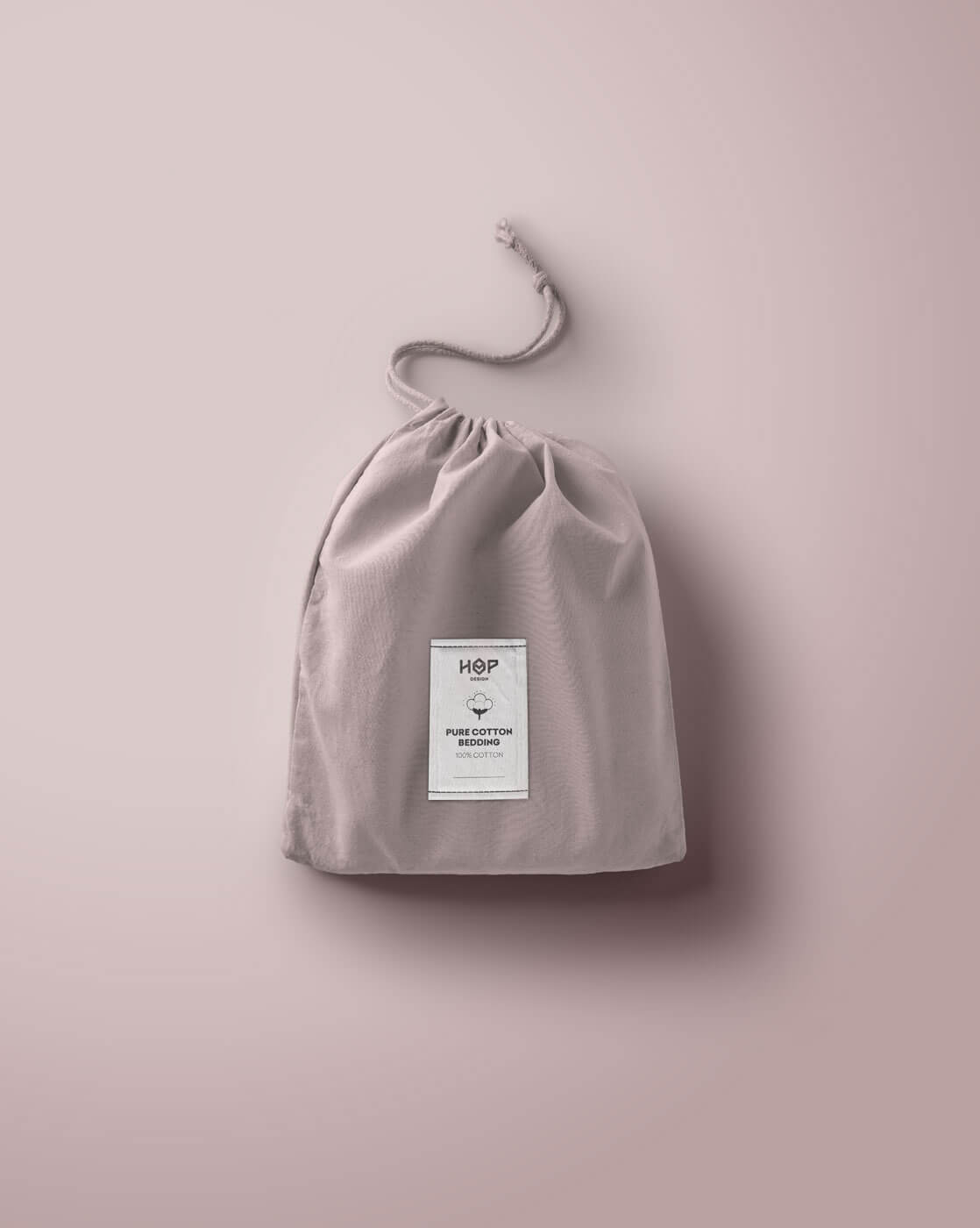 download Prześcieradło z gumką PURE HopDesign – brudny róż - obrazek 1