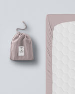 Prześcieradło z gumką PURE HopDesign – brudny róż - obrazek 3